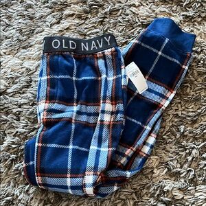 Old Navy Boys’ Blue Plaid Pajama Pants